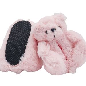 Super Soft Fuzzy Bear Slippers
